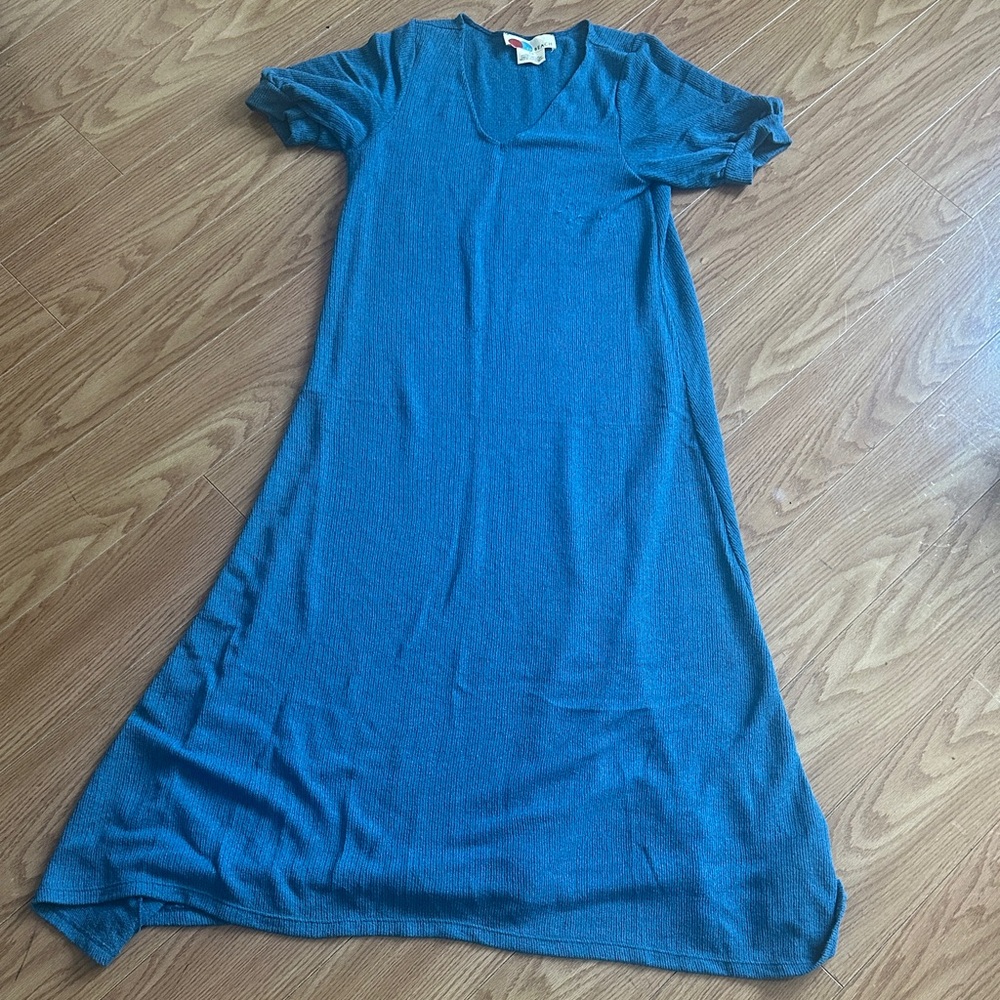 Knitt Blue Maxi Dress